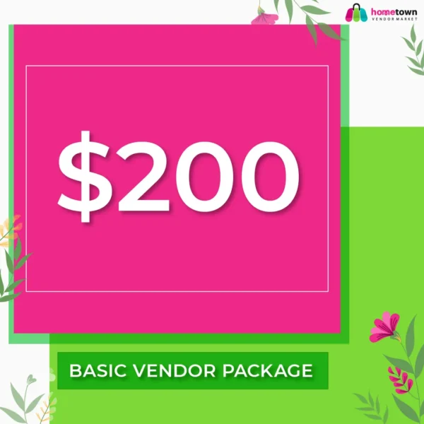 Birmingham Spring Craft and Vendor Market General Vendor Package $200
