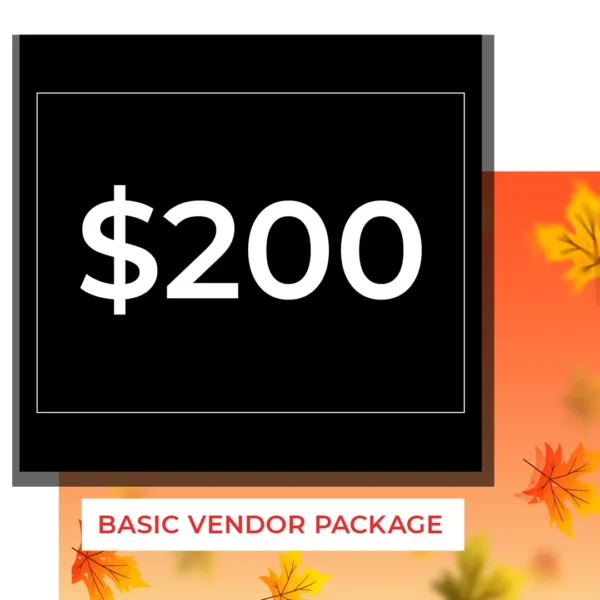 Birmingham Fall Craft and Vendor Market General Vendor Package $225